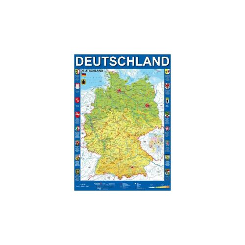 Schmidt Németország Térkép Puzzle 1000 darabos - Kicsomagolva - Schmidt
