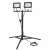 Neo Tools 99-062 LED work light stand with two 50W SMD LED lamps, 9000 lumens, 230V, 1.8m height