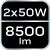 Neo Tools 99-062 Reflektor állványos dupla 2x50W SMD LED 9000lm 230V 1.8m 61754299