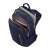 Samsonite Guardit Classy 15.6 inch laptop backpack, blue, open, showing laptop and organizer compartments