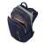 Samsonite Guardit Classy 15.6 inch laptop backpack, blue, open, showing laptop and organizer compartments