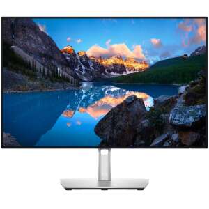 Dell U2421E 24 Zoll LCD-Monitor mit einer Landschaftsansicht einer Bergkette und eines Sees - Dell Monitore