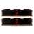 GoodRAM IRDM X 16GB 3200MHz DDR4 RAM, two sticks, black with red accents
