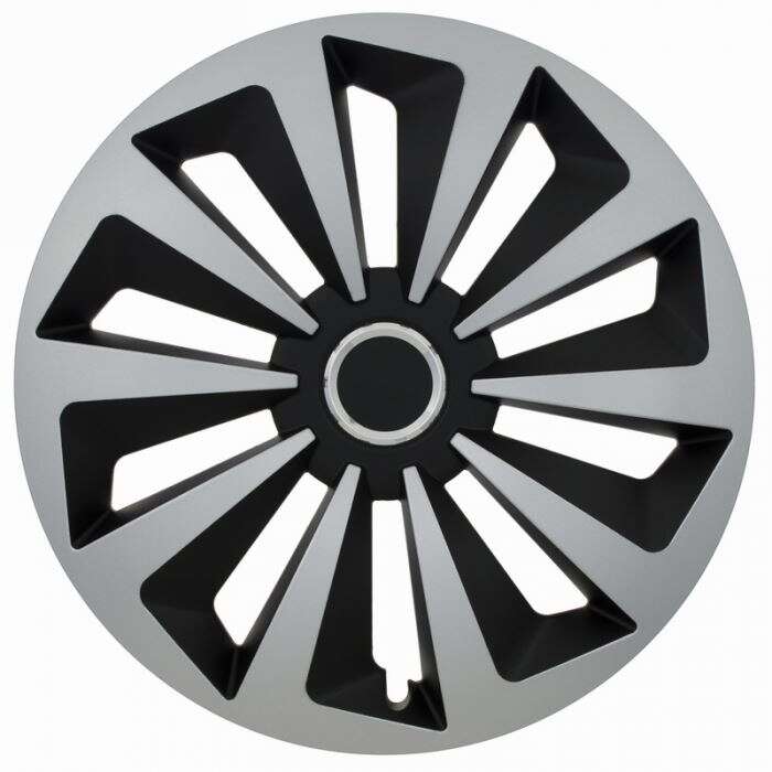 Jestic 13"-os Fox Ring dísztárcsa szett ezüst-fekete (4db) (...