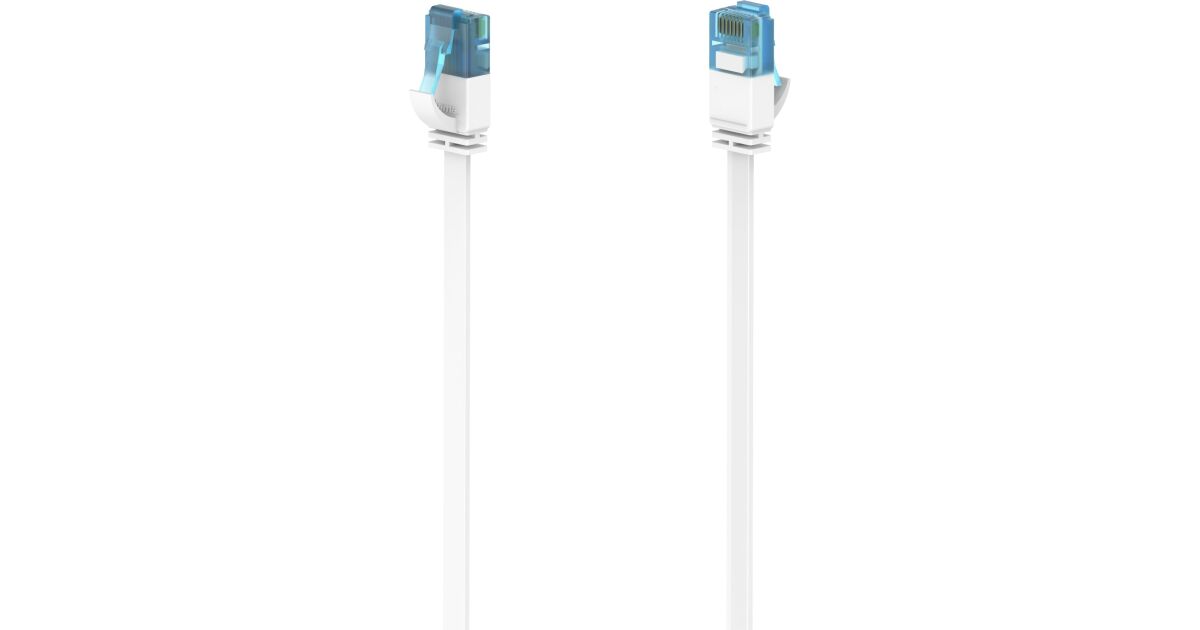 Hama CAT6A Lapos Patchkábel - 10m - Fekete 61755646