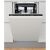 Front view of Whirlpool WSIP 4O33 PFE Built-in Dishwasher