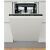 Whirlpool WSIP 4O33 PFE Built-in Dishwasher with open door