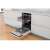 Whirlpool WSIP 4O33 PFE built-in dishwasher, open door, interior view