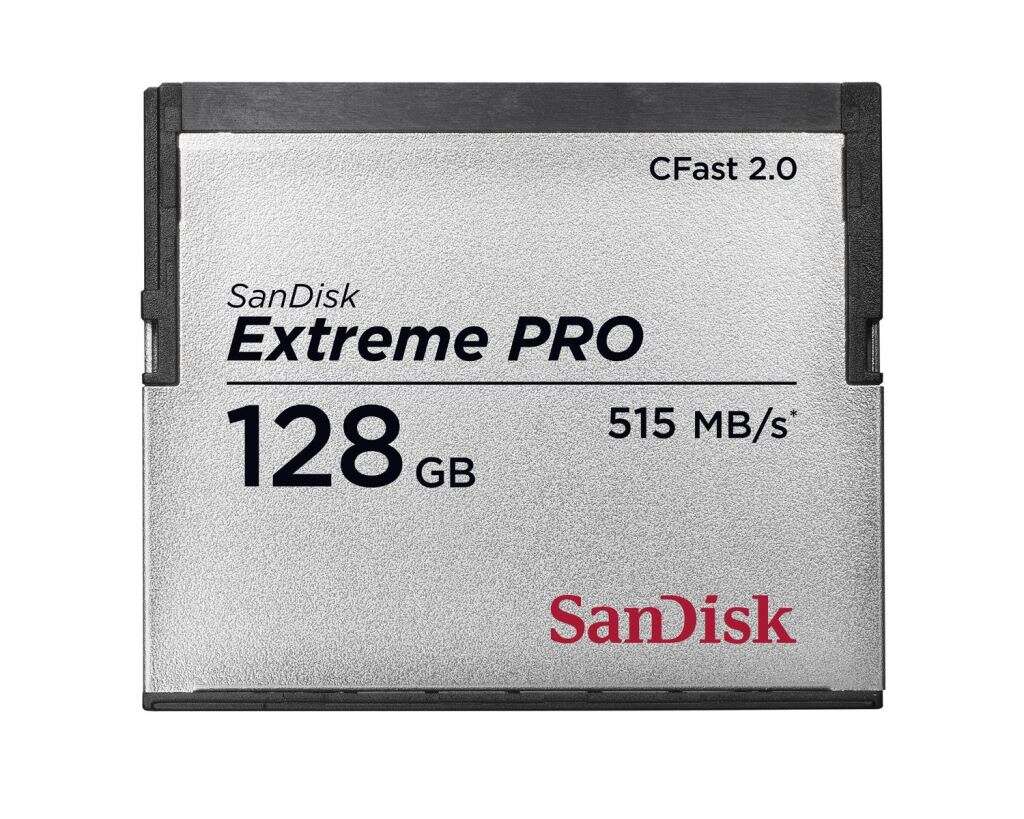 128gb compact flash sandisk cfast 2.0 extreme pro (sdcfsp-128g /...