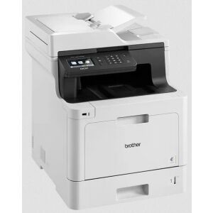 Brother DCP-L8410CDW color laser multifunction printer angled view - Laser Printer and Ink tank printer
