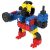 Clics building toy robot figure made of colorful plastic blocks