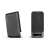 WaveMaster MX3+ BT 2.1 csatornás aktív hangszórórendszer fekete, szatellit hangszóró, oldalnézet