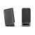 WaveMaster MX3+ BT 2.1 csatornás aktív hangszórórendszer fekete, szatellit hangszóró, oldalnézet