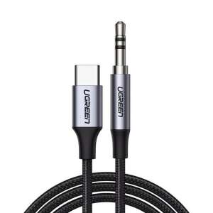 Ugreen CM450 USB-C to 3.5mm audio cable, black, 1 meter - Data Cable