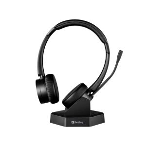 Sandberg Office Headset Pro+ Bluetooth black with charging dock - Headphone