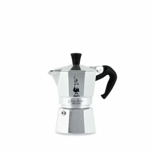 Bialetti Moka Express 2-cup stovetop espresso maker on white background - Stovetop espresso maker
