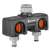 Gardena 8193-20 2-way water distributor, allows connecting two devices to a single tap, individually adjustable and shut-off
