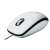 Mouse optic Logitech M100 cu fir, Alb, vedere din unghi