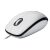 Prim-plan al mouse-ului optic cu fir Logitech M100 Alb
