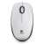Mouse optic Logitech M100 cu fir, alb, vedere din față