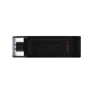 Kingston DataTraveler 70 Pendrive, 256 GB, czarny, USB-C - Kingston