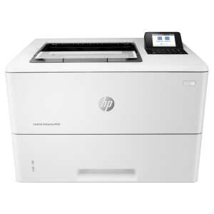 HP LaserJet Enterprise M507dn Laserdrucker, weiß, Frontansicht - Laserdrucker
