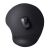 Trust Bigfoot XL black mouse pad with gel wrist rest and mouse