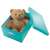 Leitz Click&Store A4 storage box, ice blue, with teddy bear inside