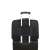 Samsonite Vectura EVO 15.6 palcový laptop kufrík, čierny, pripevnený k cestovnému kufra