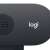 Webcam Logitech C505 HD, negru, prim-plan al microfonului