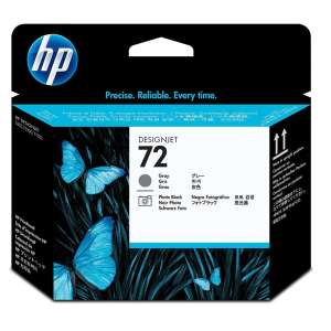 HP DesignJet 72 Ink Cartridge, Gray and Photo Black - Office technology