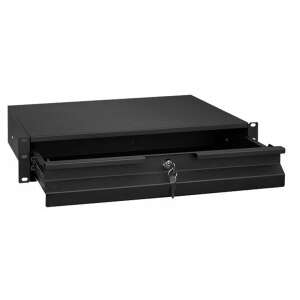Stalflex rack cabinet drawer 2U 19" black (RD19-2U-B) 61763593 - Rack Cabinet Accessory