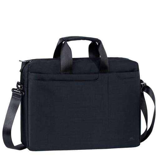 RivaCase Biscayne 8335 15,6 Zoll Laptop-Tasche, schwarz, Seitenansicht