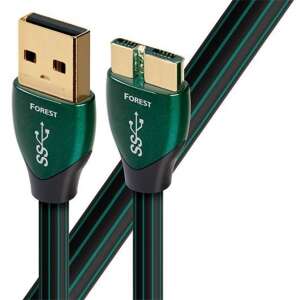 AudioQuest Forest USB 3.0 kábel, Type-A - Micro-B, 0,75m, zöld - Adatkábel