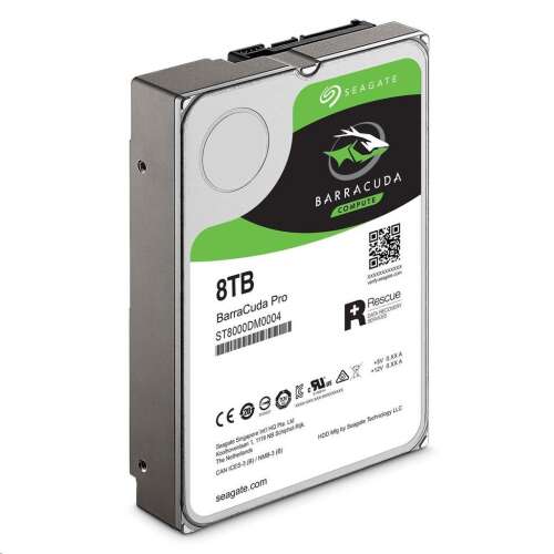 Seagate BarraCuda Pro 8TB 3.5 hüvelykes SATA III belső merevlemez ST8000DM004