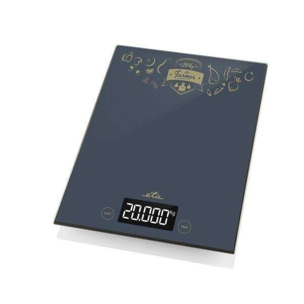 Eta Farmer Konyhai Mérleg - 20 kg, Edzett Üveg