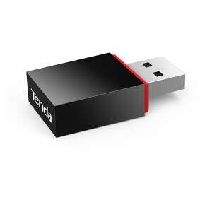 Tenda 300Mbps vezeték nélküli USB hálózati adapter, fekete, U3 modell - Wi-Fi router, adapter
