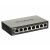 Switch D-Link DGS-1100-08V2 8 porturi Gigabit Ethernet Unmanaged - vedere unghiulara