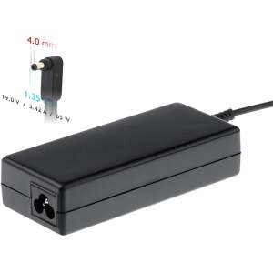 Akyga 65W universal notebook power adapter with 4.0 x 1.35 mm connector - Laptop Charger