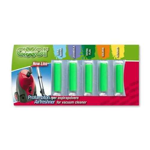 5 pachete de odorizante pentru aspirator Axor New Line, parfum de flori