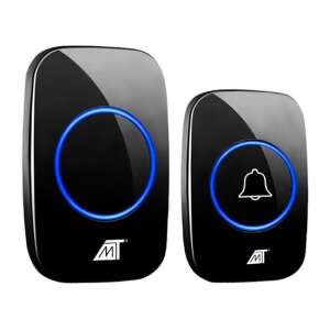 Malatec Wireless Doorbell IP44, black, receiver and transmitter - Construction & Renovation