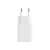 Xiaomi Mi 20W USB-C charger adapter, white, front view