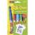 Colour Workshop Blo Pens Textile 5 colours, set of 5 air pens for textile, includes stencils, washable, non-toxic, for kids