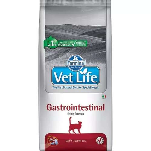 Vet Life Gastrointestinal macskaeledel, 10kg-os zsák, érzékeny gyomorra - Macskaeledel