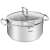 Tefal Duetto+ 20cm тенджера от неръждаема стомана с капак от стъкло и цедка