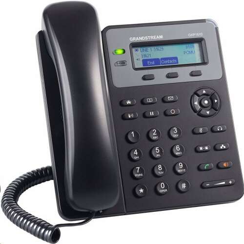 Grandstream GXP1610 IP phone, black, business phone, VoIP phone, office phone