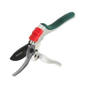 Foarfeca de grădină Verto 15G206 cu bypass, mâner din aluminiu și lamă acoperită cu teflon - Unelte de grădinărit