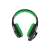 Gaming slušalice Genesis Argon 100, crne i zelene, pogled odozgo
