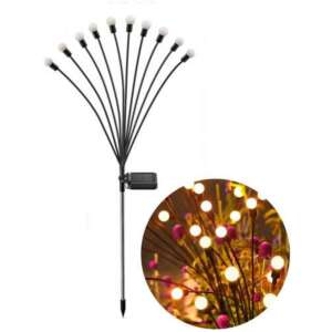 Polifach 6 LED-es vrtna Solarna Lampa 72cm (P-376) #crna
