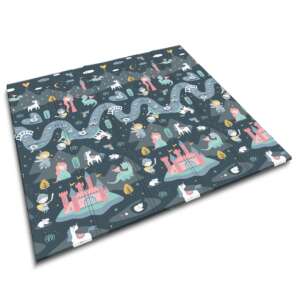 Nukido foldable play mat 180x200cm, dragon and princess pattern - Baby Gyms & Play Mat and Foam Puzzle